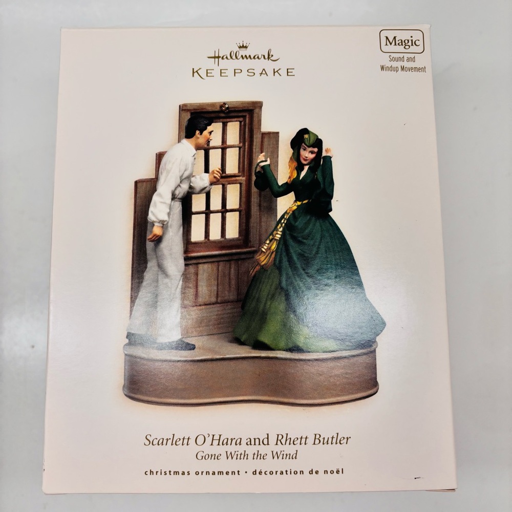 Hallmark Gone With The Wind Christmas Ornament Box Scarlett ohara